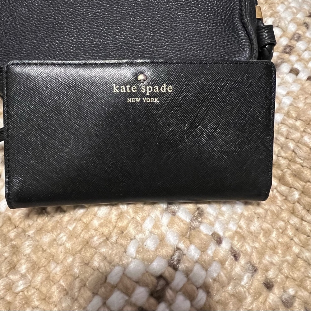 kate spade black wallet